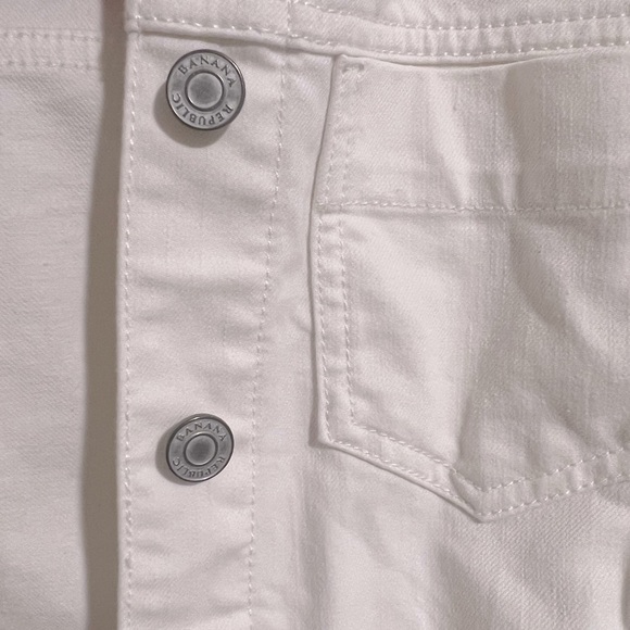 Banana Republic off white denim jacket size XS - Picture 3 of 5